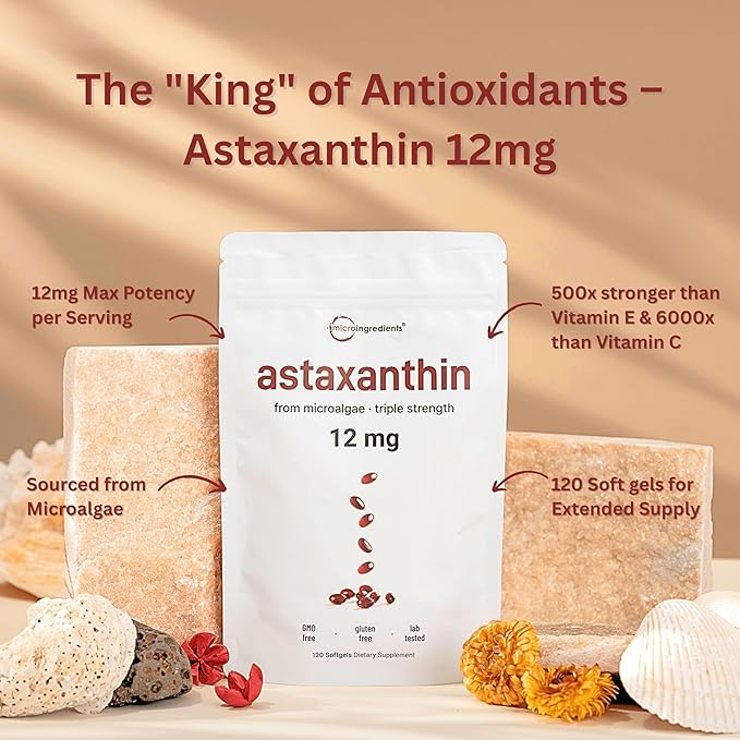 Micro Ingredients Astaxanthin 12mg