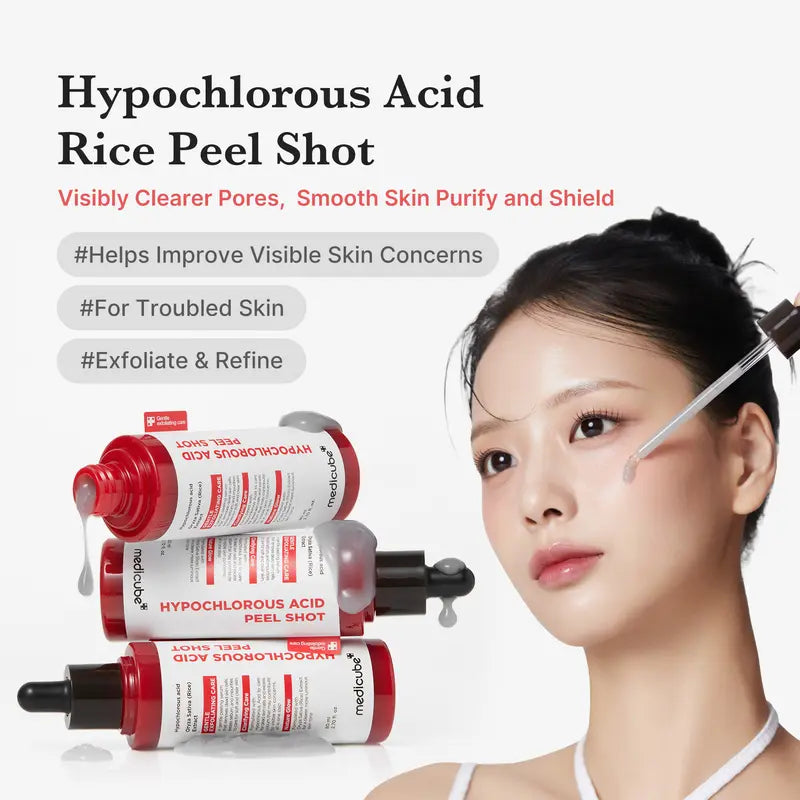 Hypochlorous Acid Rice Peel Shot Duo™