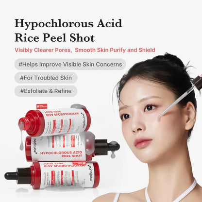 Hypochlorous Acid Rice Peel Shot Duo™