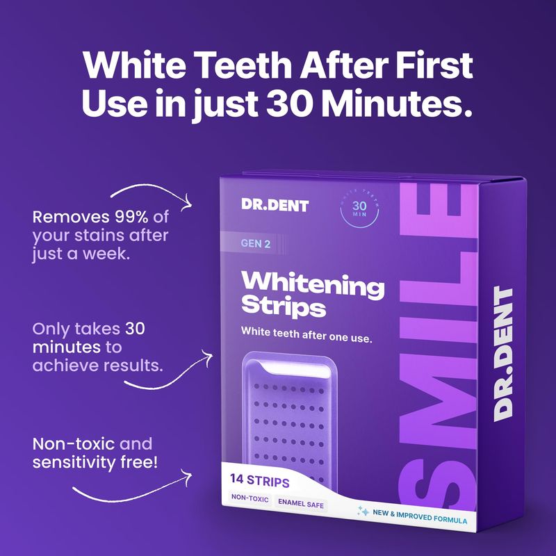 Dr. Dent Purple Teeth Whitening Strips™