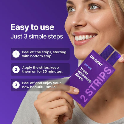 Dr. Dent Purple Teeth Whitening Strips™